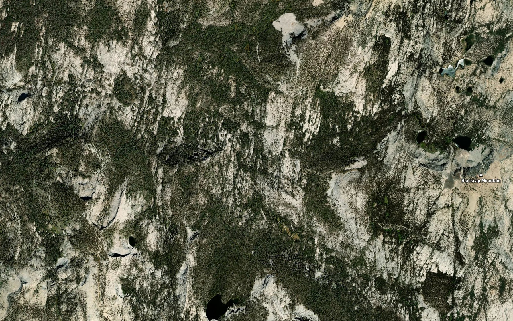 Satellite map of the Fall Creek