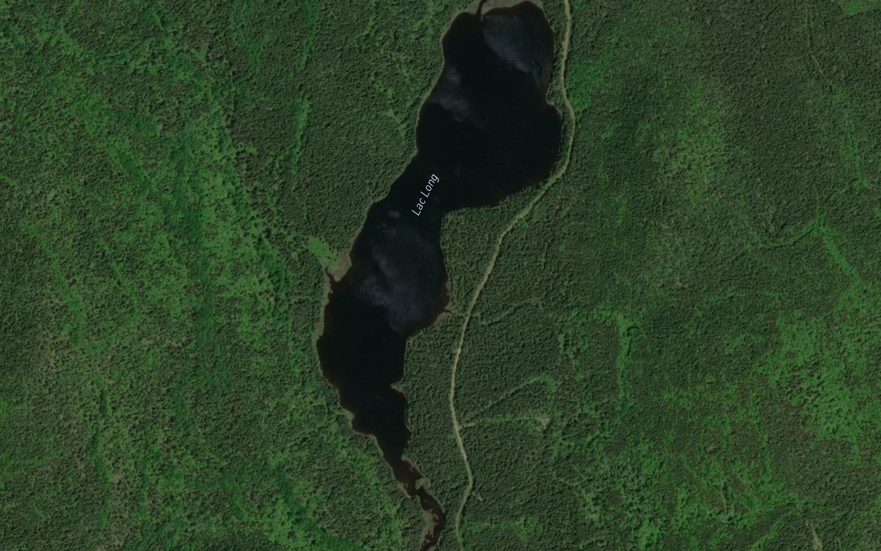 Satellite map of the Lac Long