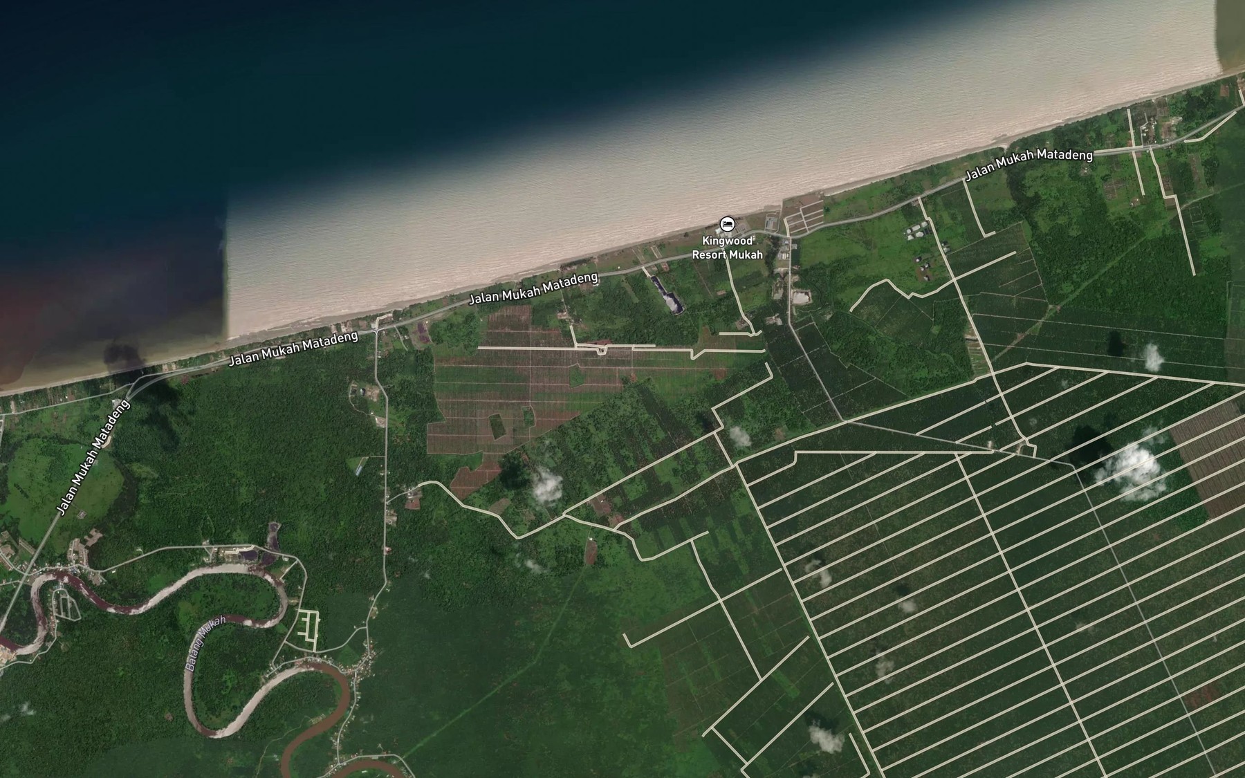 Satellite map of the Sungai Penian