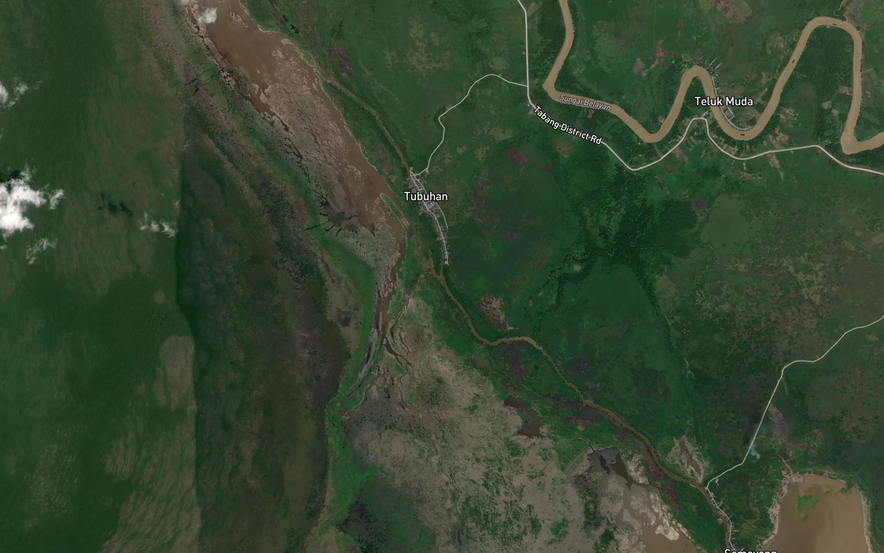 Satellite map of the Loa Haur