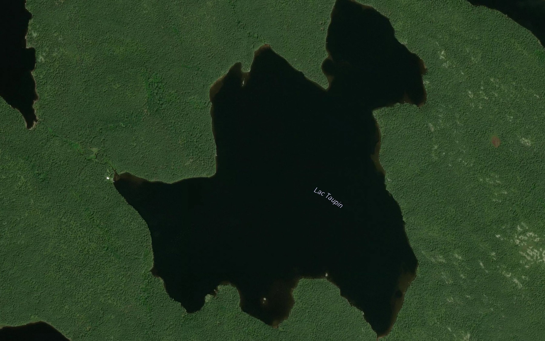 Satellite map of the Lac Taupin