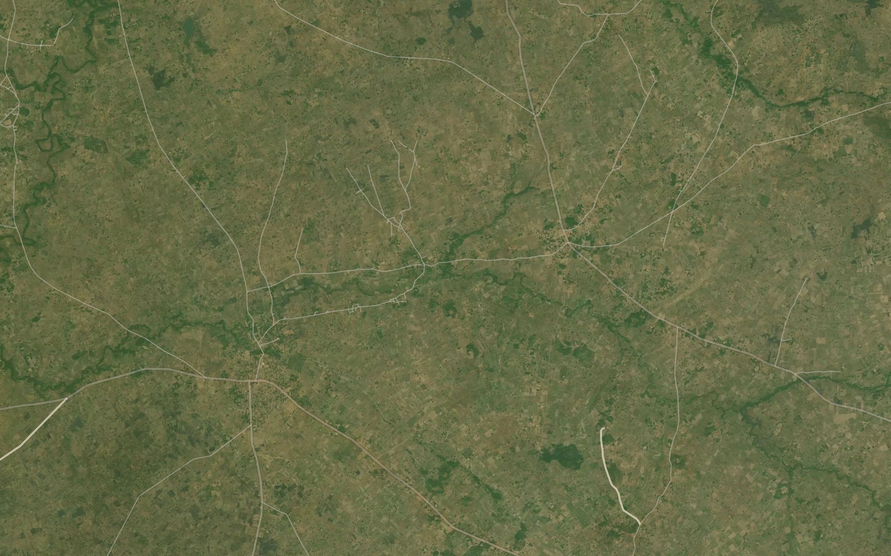 Satellite map of the River Msemangu