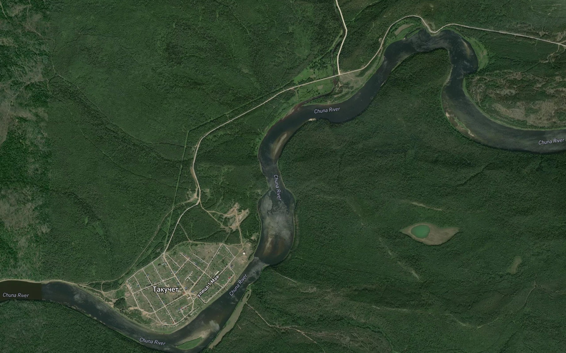 Satellite map of the Shivera Grebenskiy Bychok