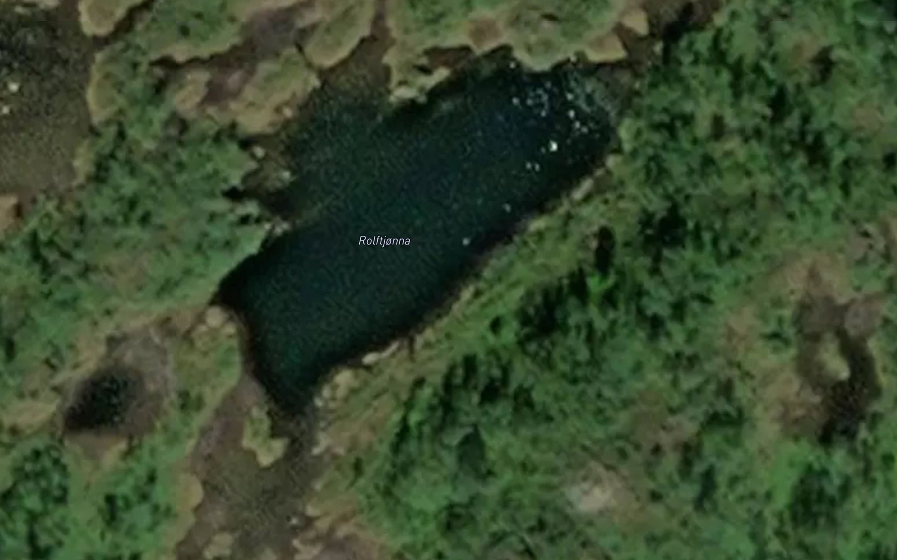 Satellite map of the Rolftjonna