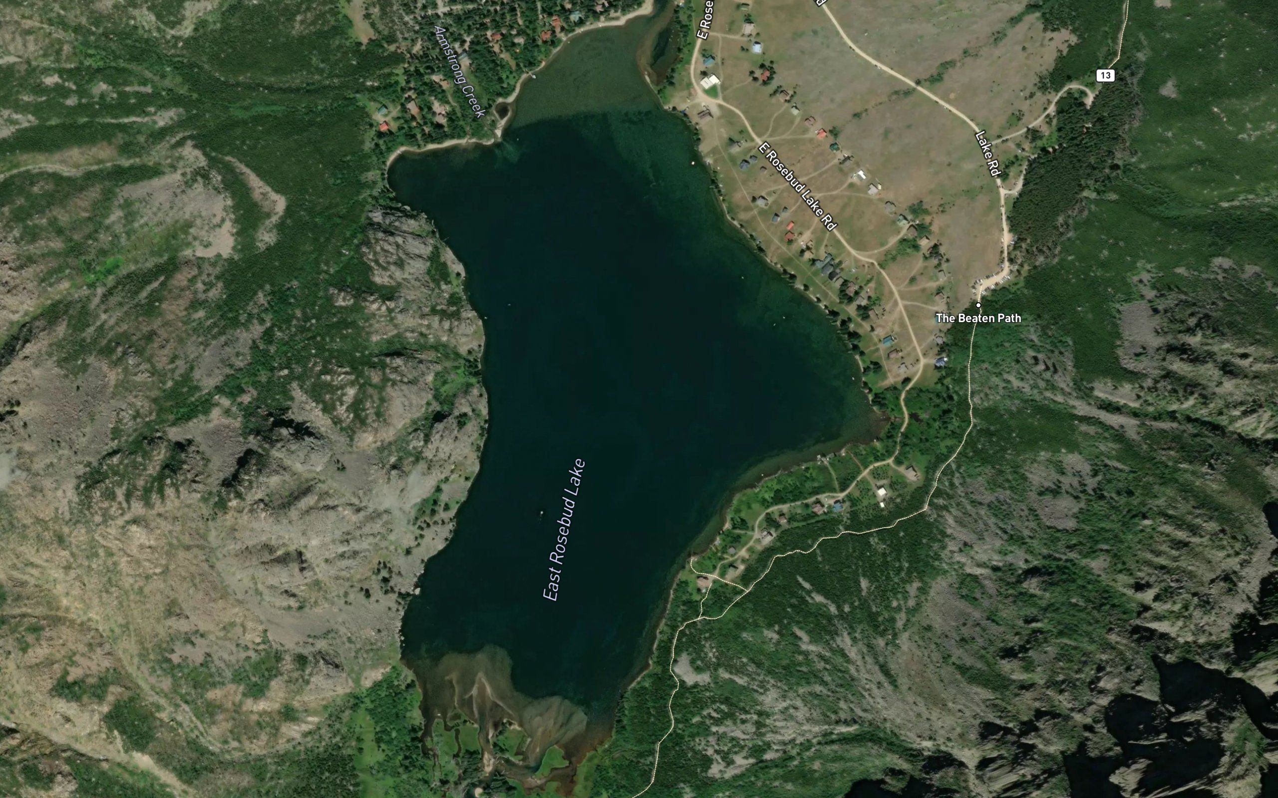 East Rosebud Lake