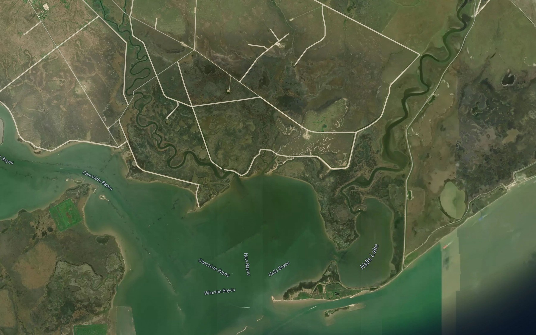 Satellite map of the Amarada Cut