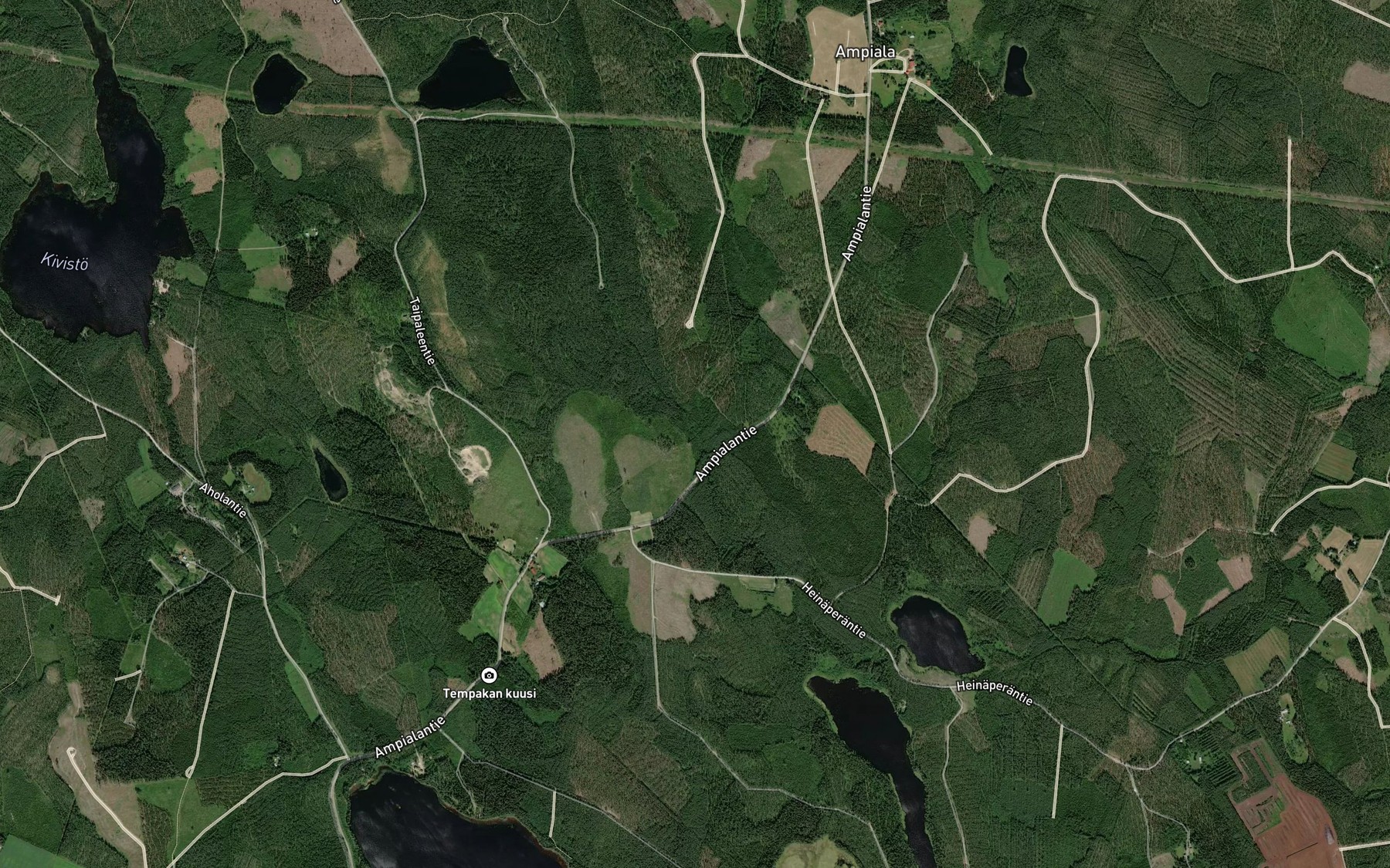 Satellite map of the Holikkopuro