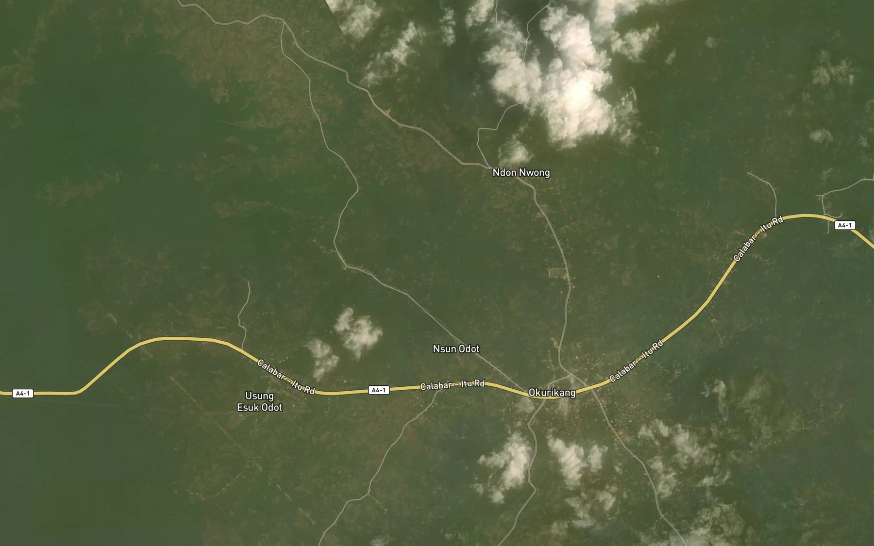 Satellite map of the Idim Mbiot