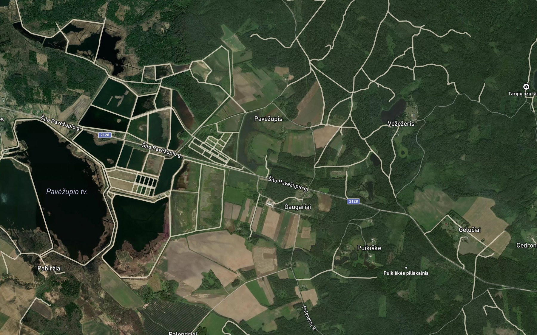 Satellite map of the Mergupis