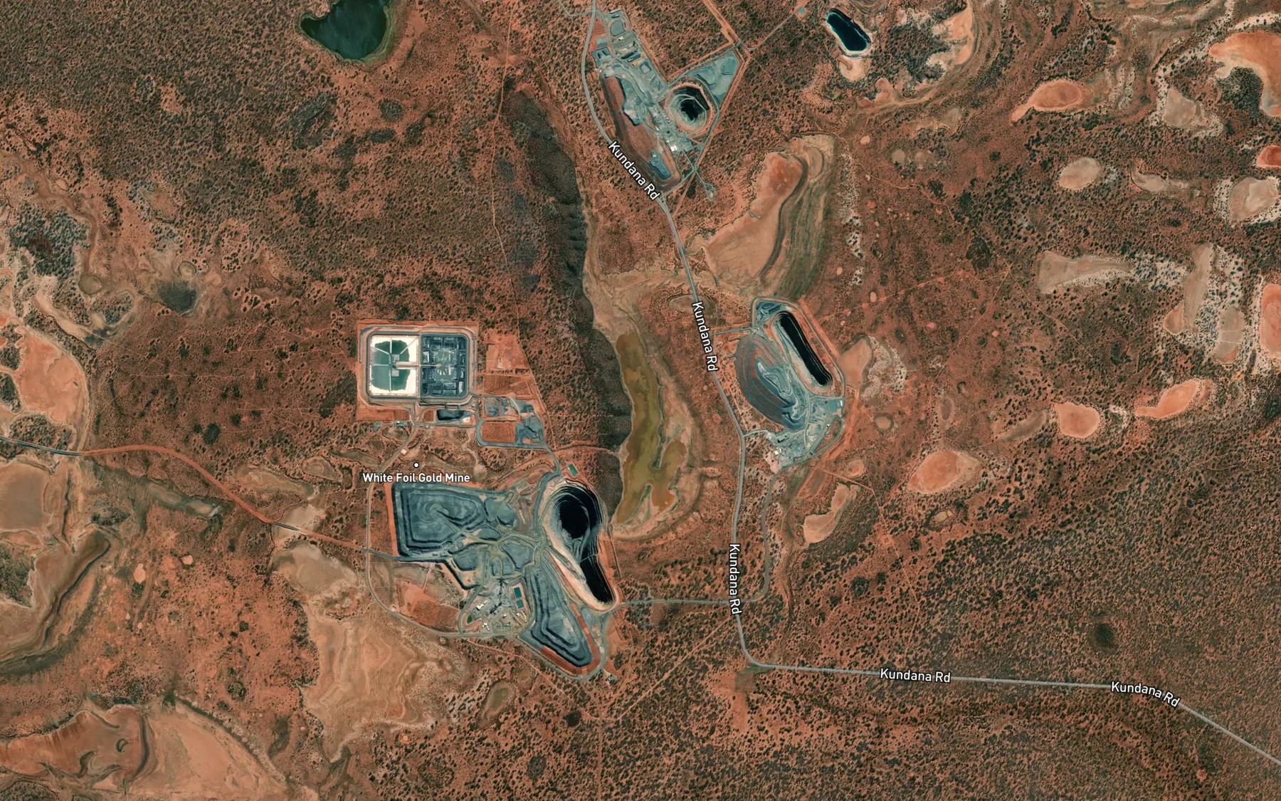 Satellite map of the Kopai Lake