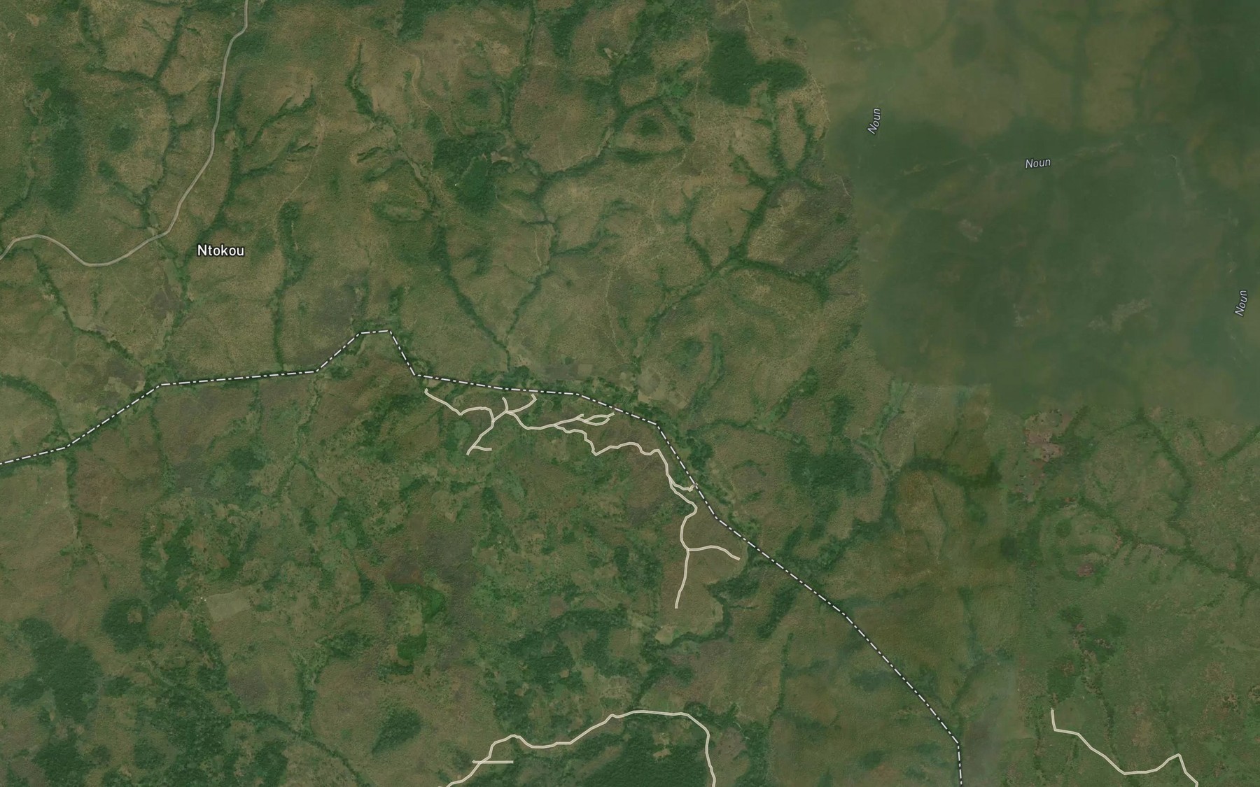 Satellite map of the Nsembot
