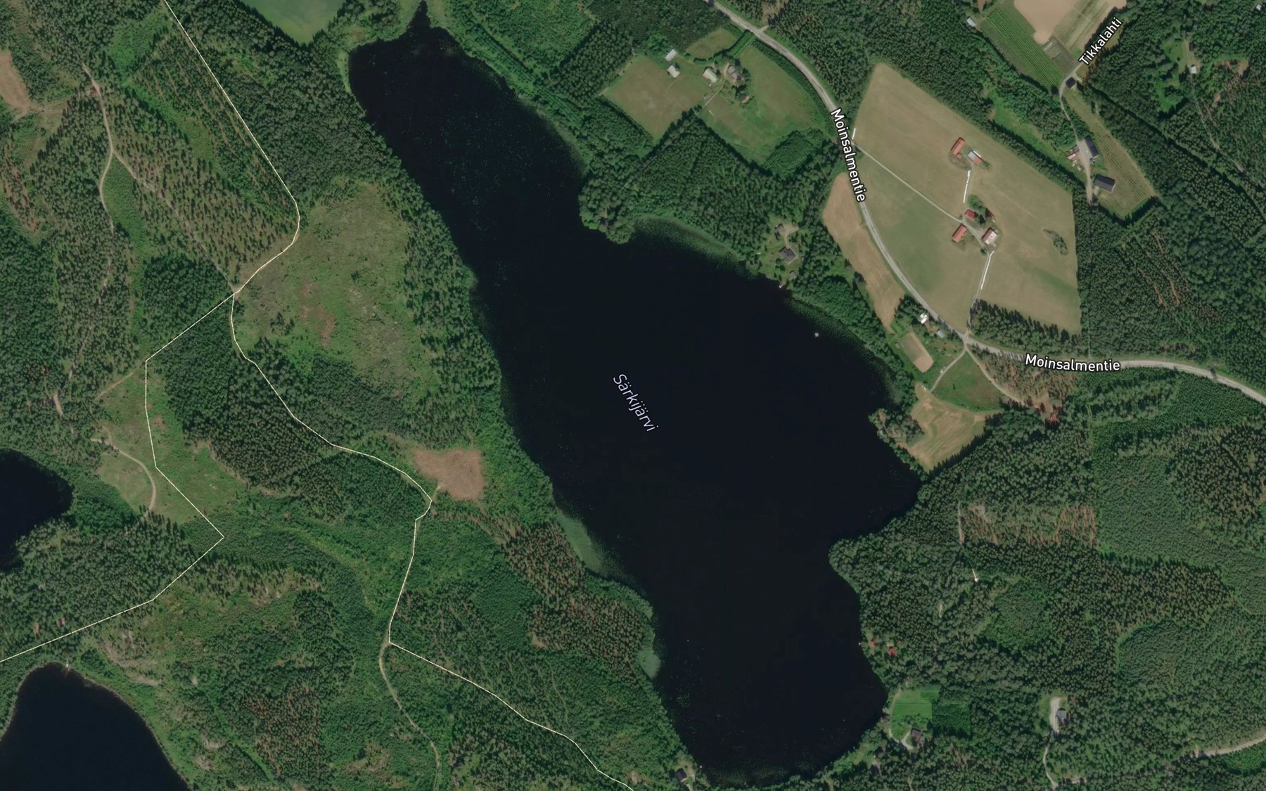 Satellite map of the Sarkijarvi