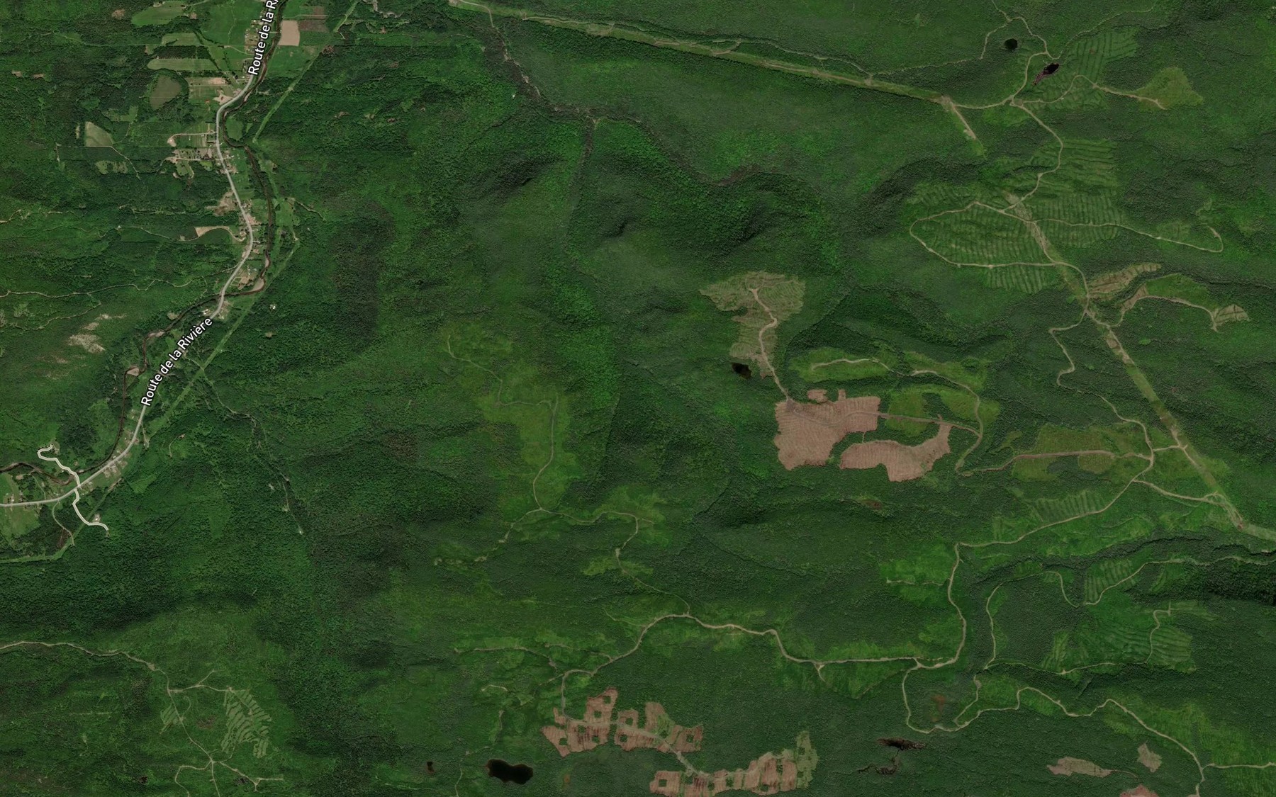 Satellite map of the Coulee du Bois d'Eglise