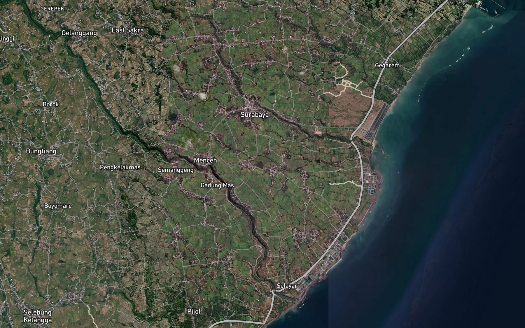 Satellite map of the Embung Repokkere