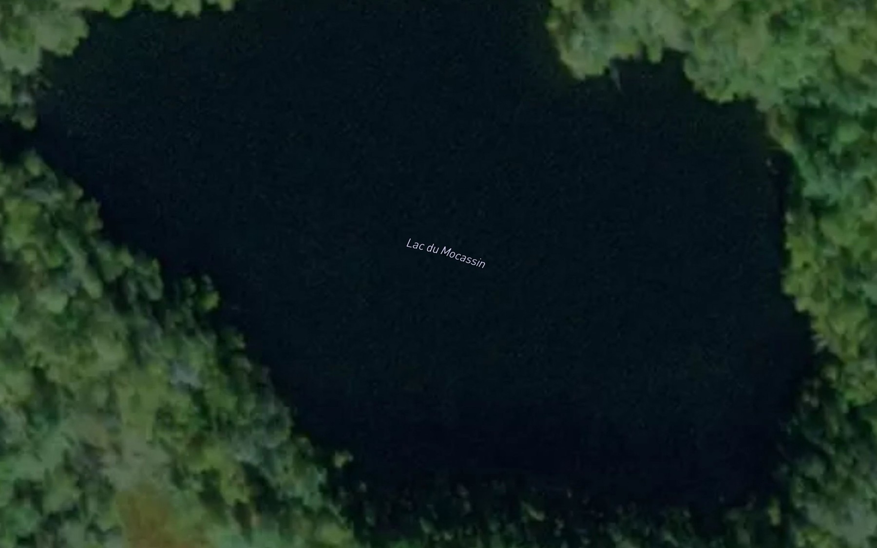 Satellite map of the Lac du Mocassin