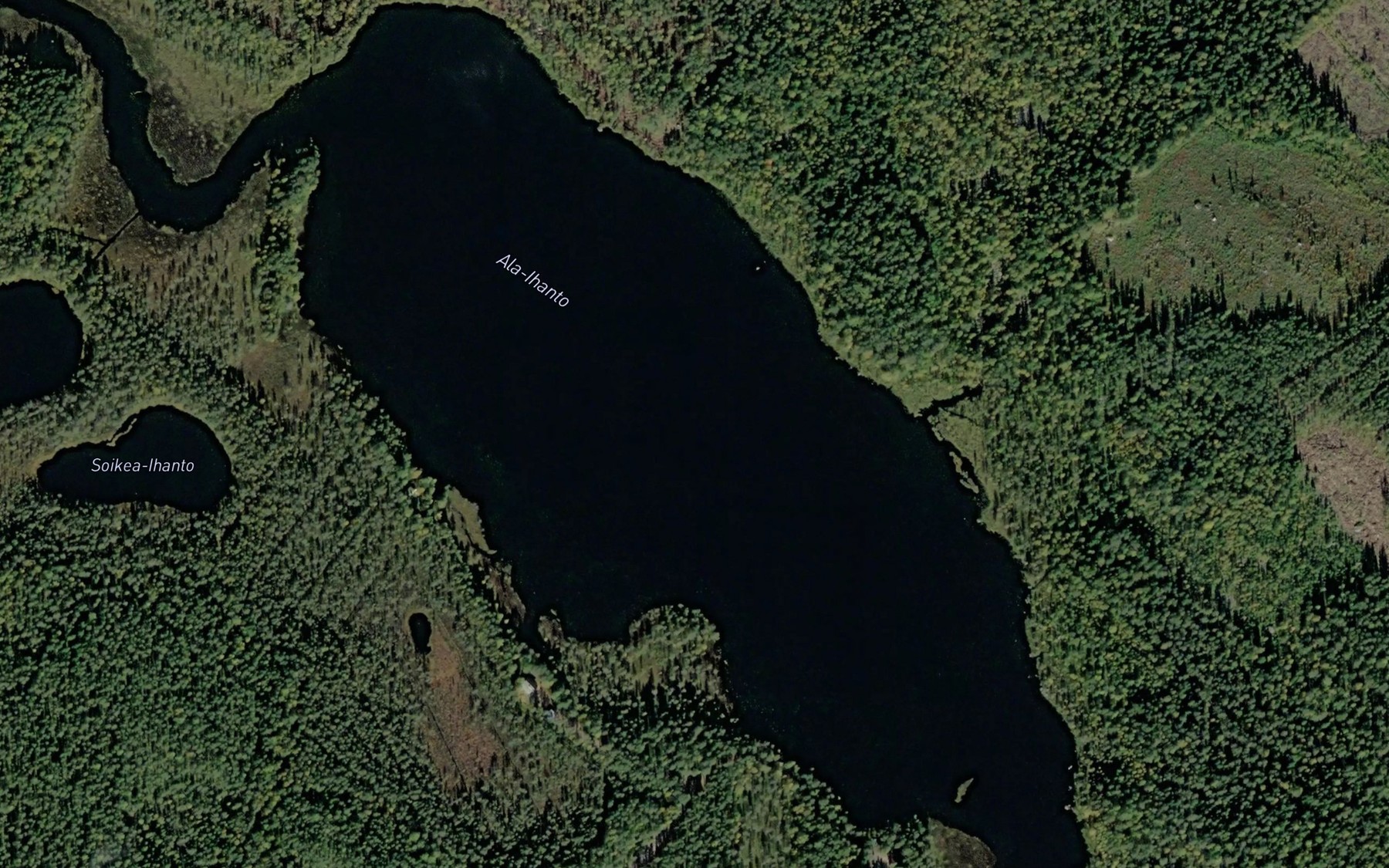 Satellite map of the Ala-Ihanto