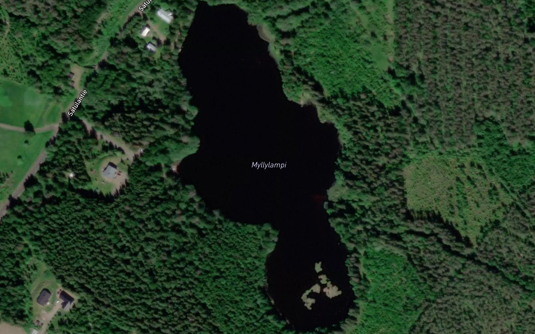Satellite map of the Myllylampi