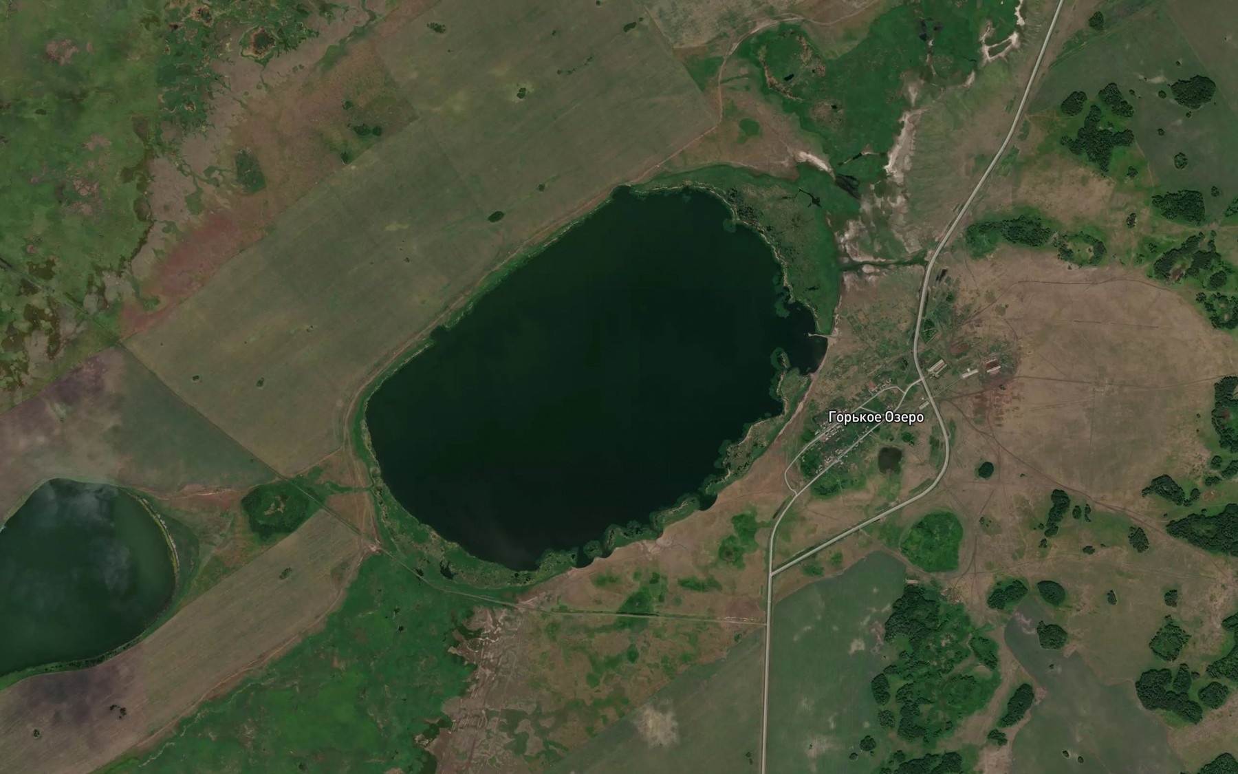 Satellite map of the Ozero Sarybalyk