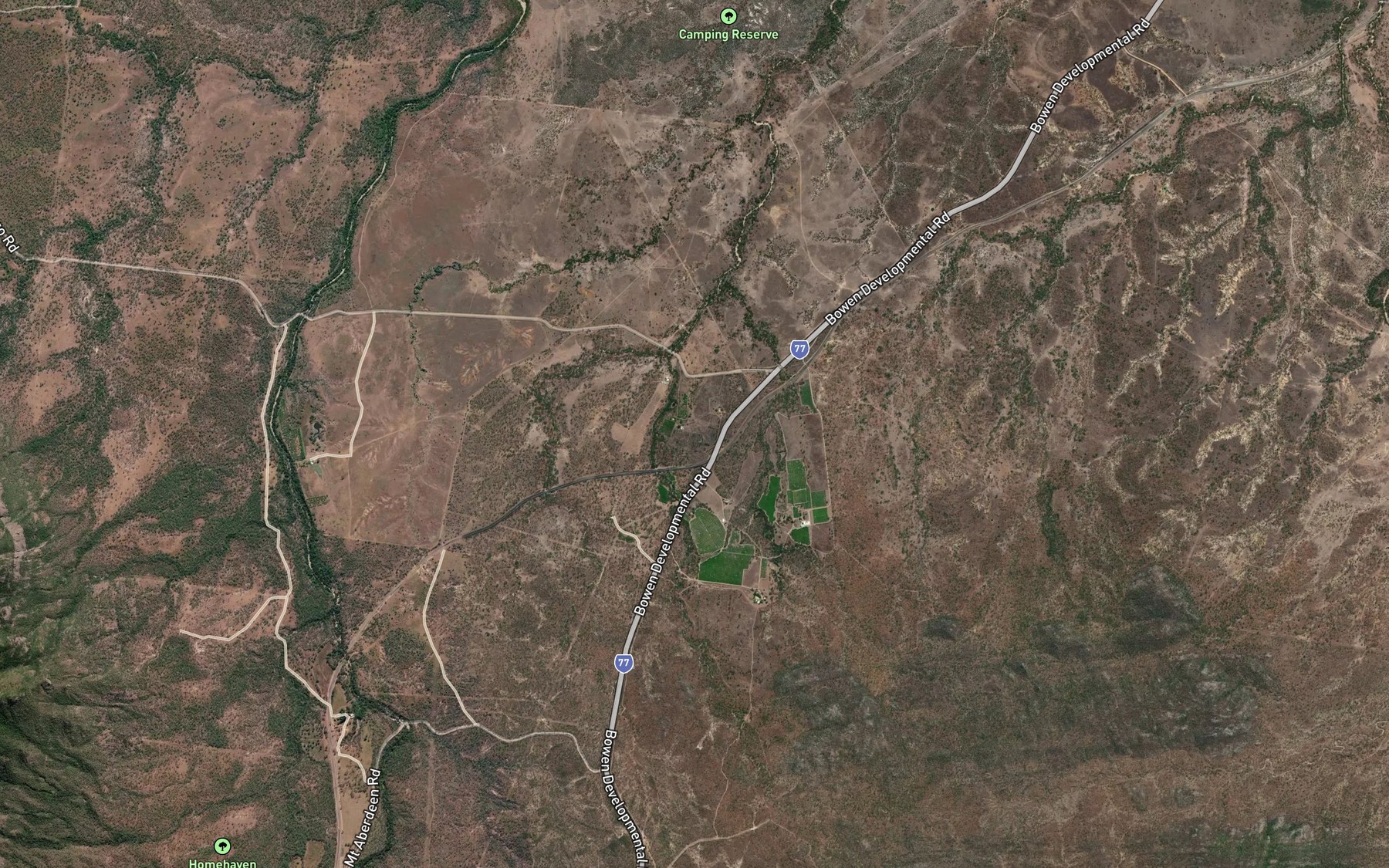 Satellite map of the Horse Lagoon