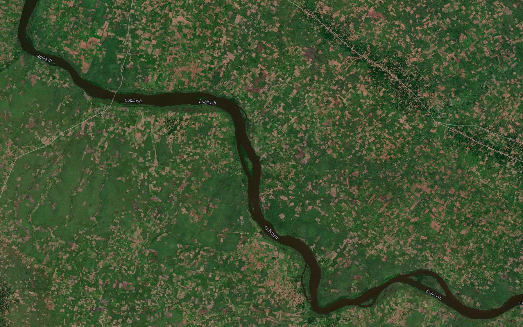 Satellite map of the Mushinga