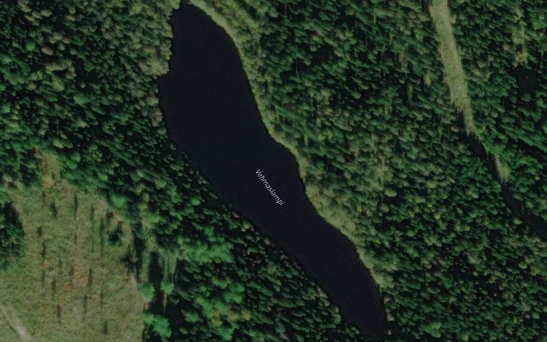Satellite map of the Vehmaslampi