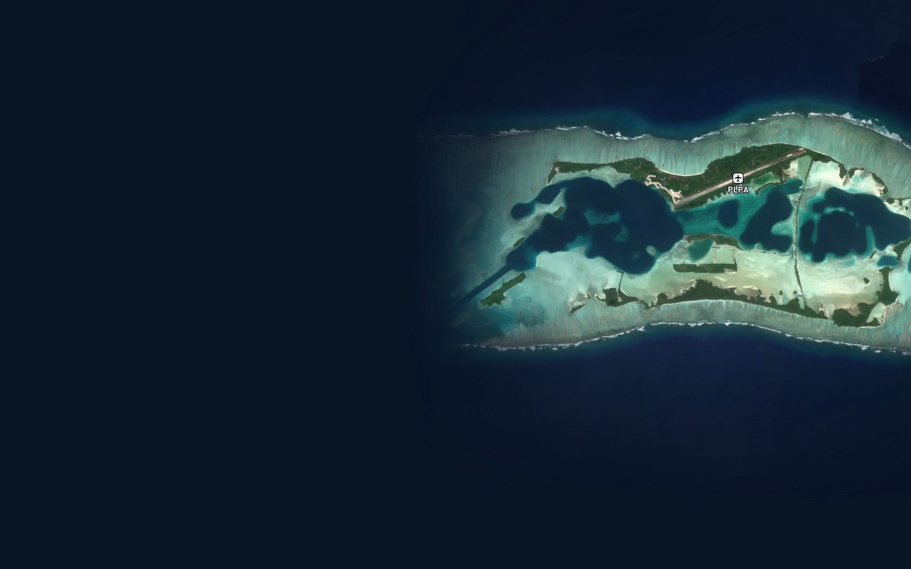 Satellite map of the Extended Reef Flat Zone Awash