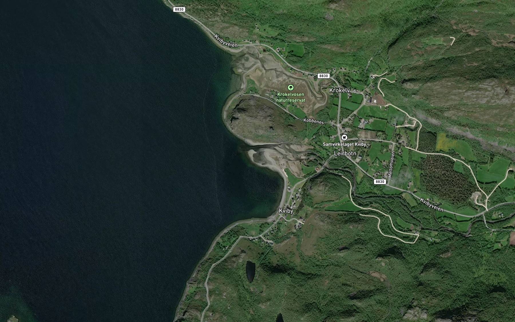 Satellite map of the Rairo