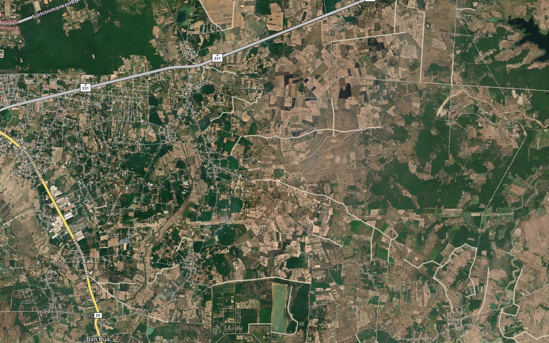 Satellite map of the Nong Klang