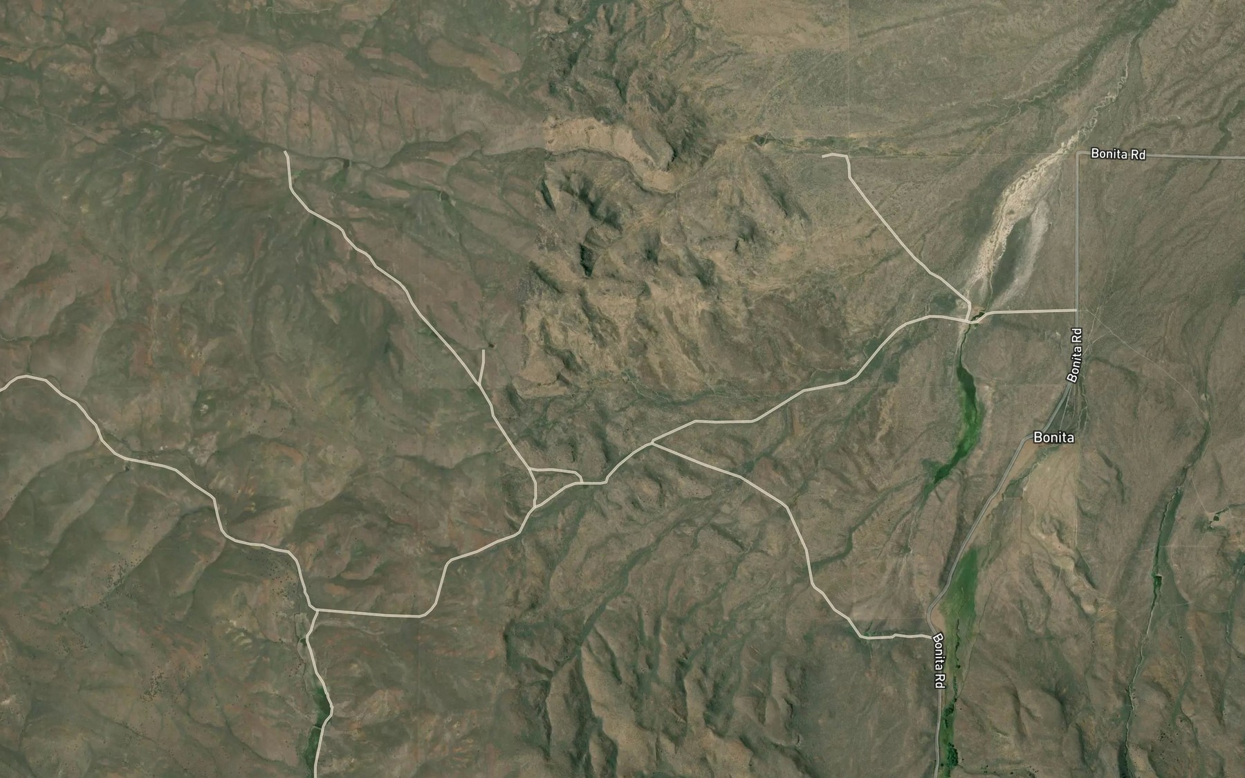 Satellite map of the Moltham Reservoir Five