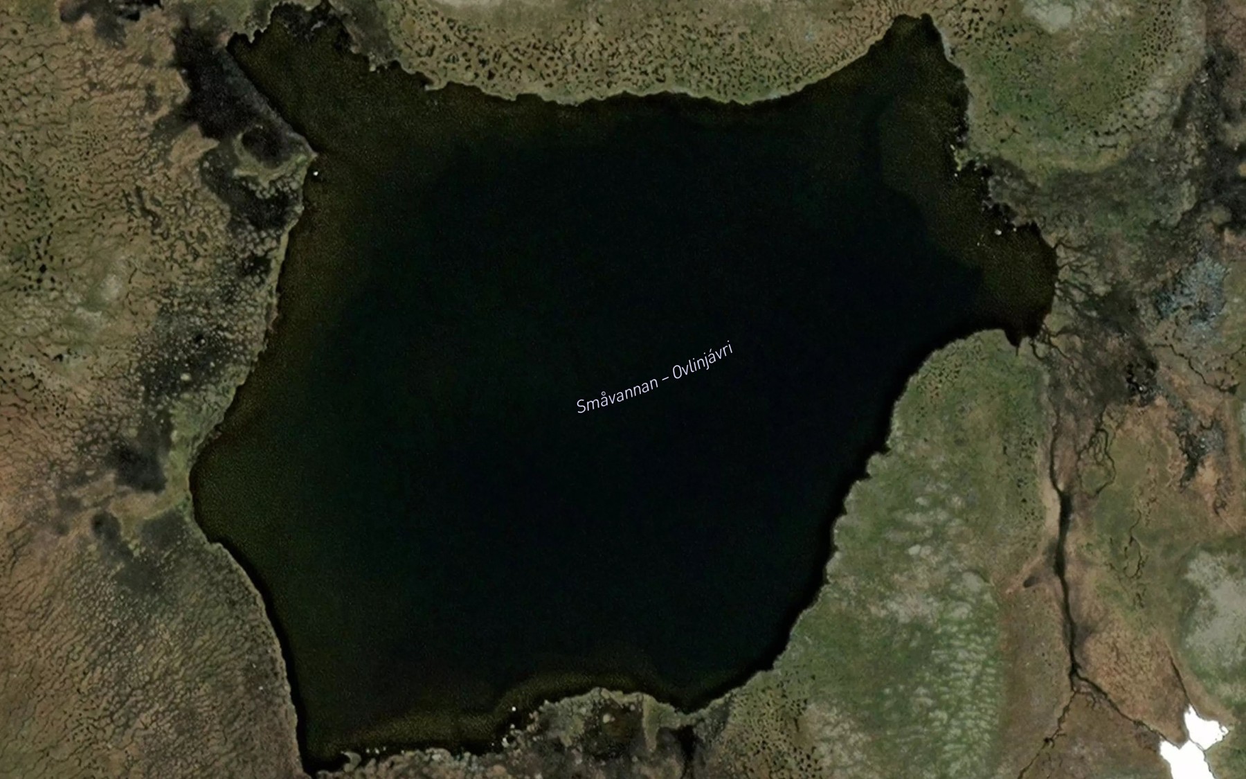 Satellite map of the Alinjavri