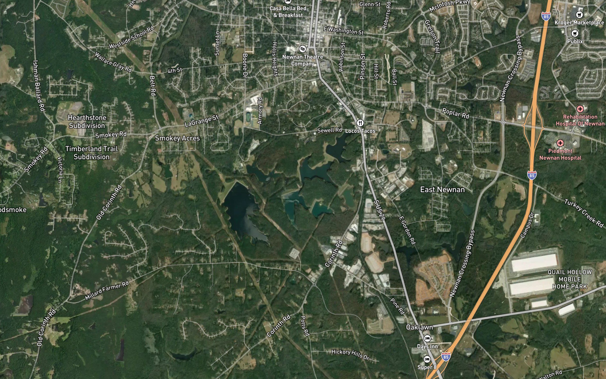 Newnan Waterworks Lakes