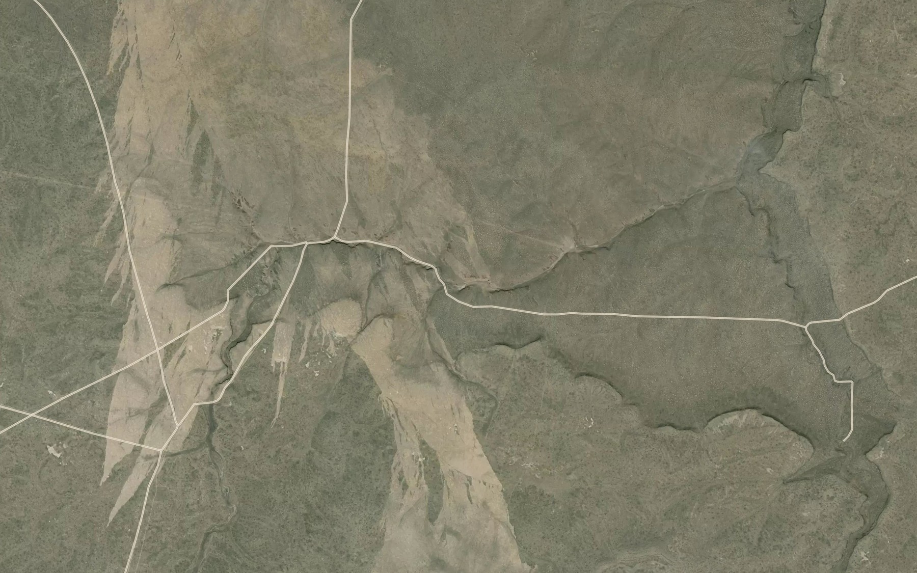 Satellite map of the Wildhorse Reservoir