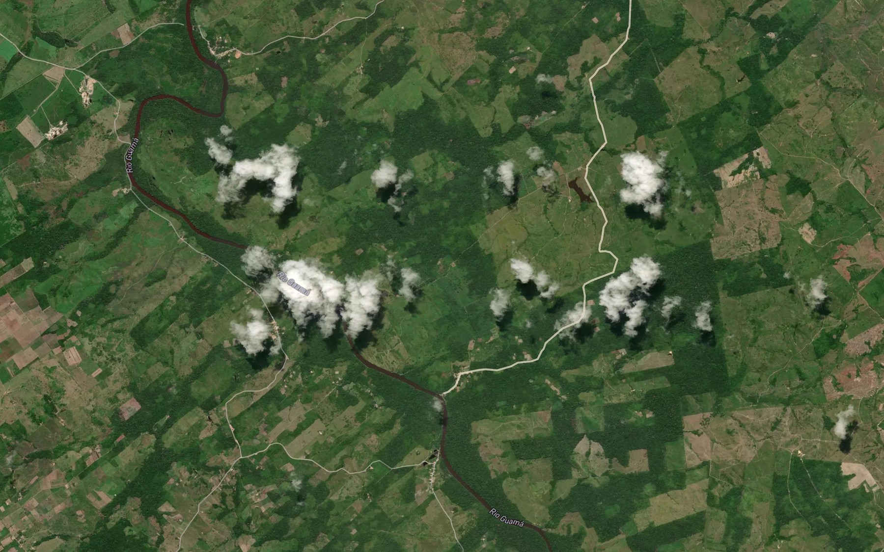 Satellite map of the Igarape Zoador