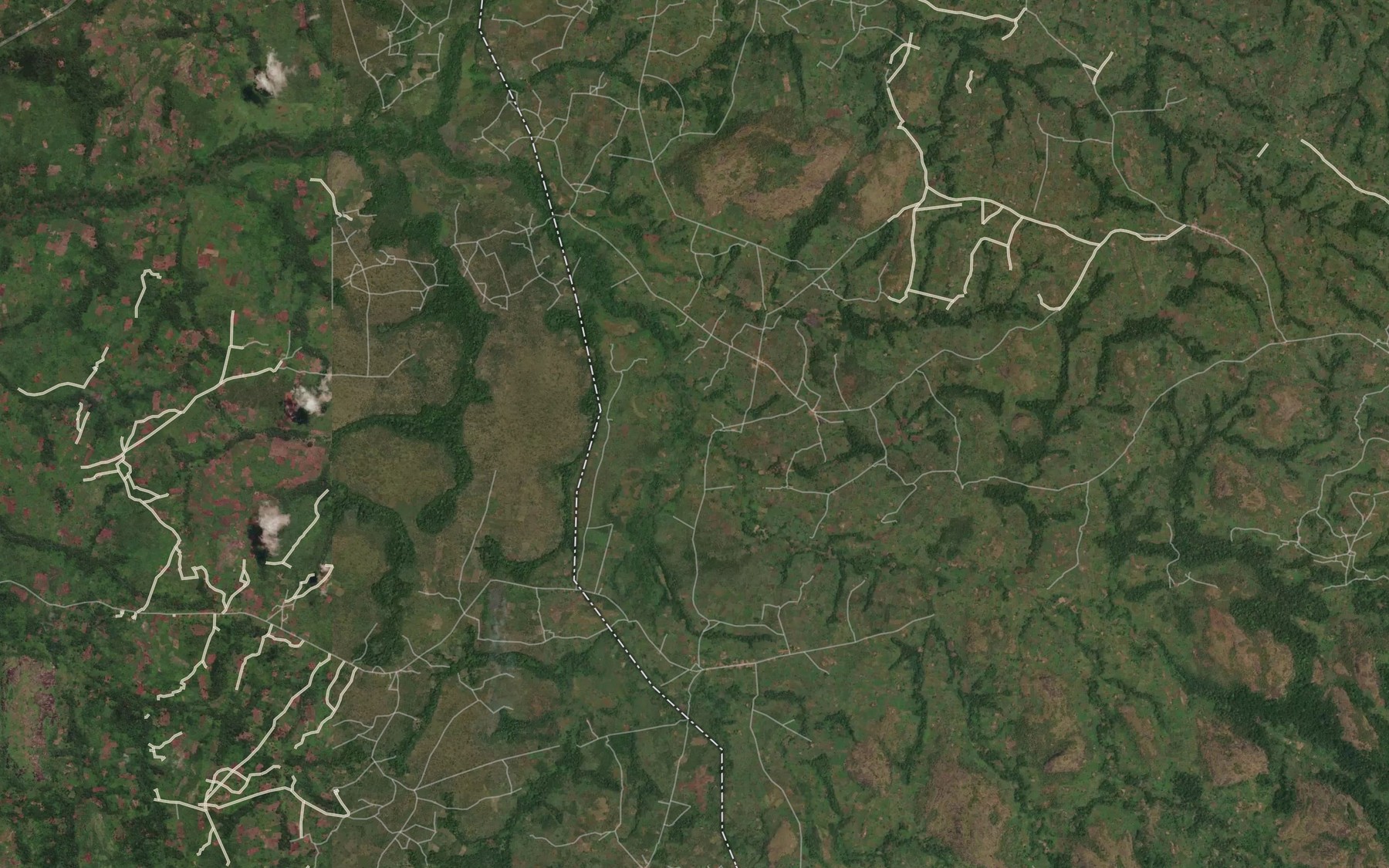 Satellite map of the Gelengo