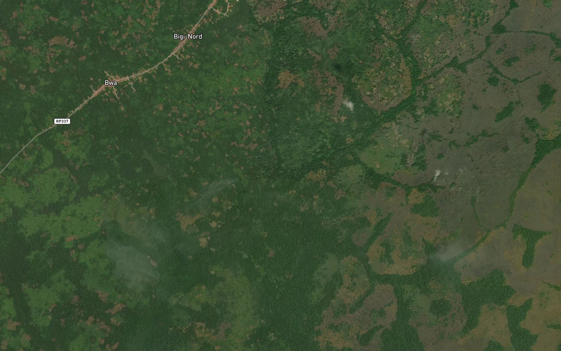 Satellite map of the Pwabi