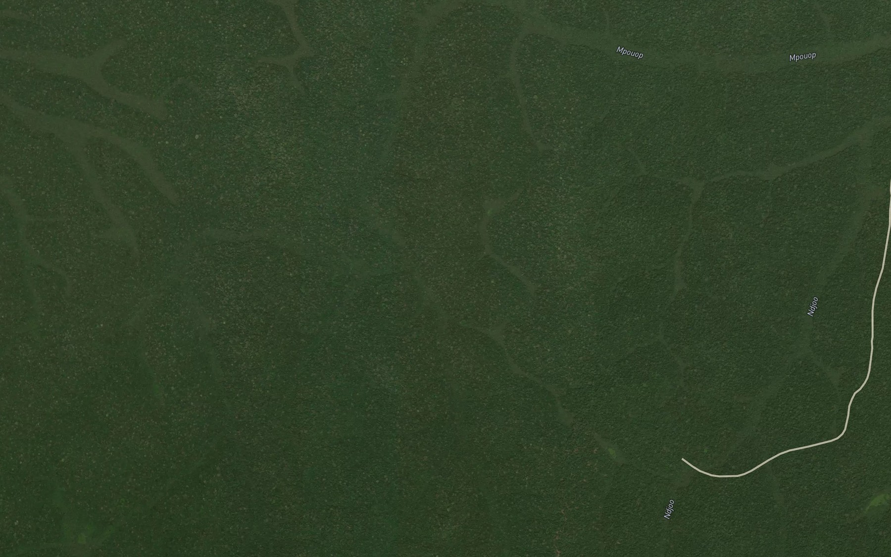 Satellite map of the Pokdiou