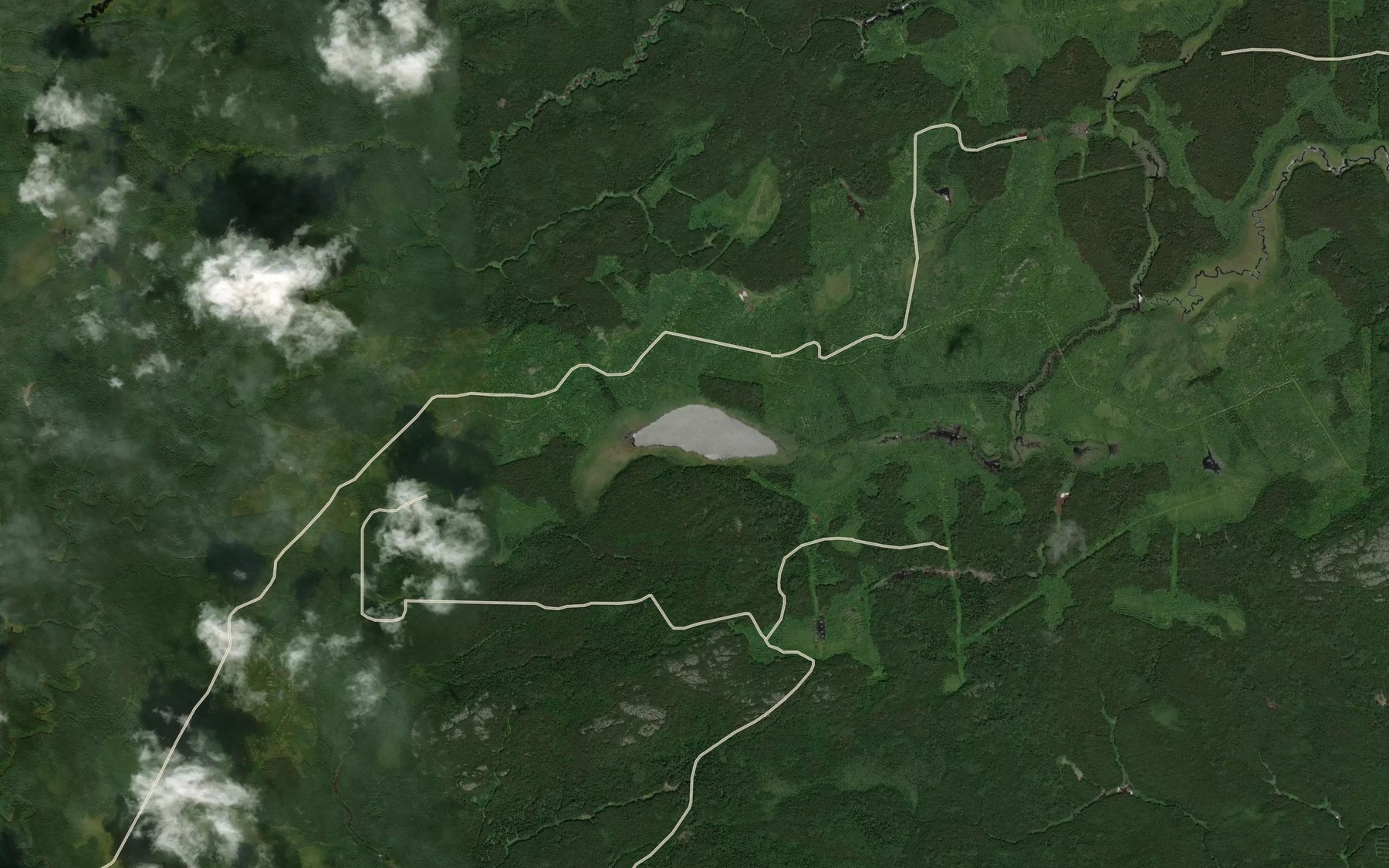 Satellite map of the Lac Kakigojeciwag