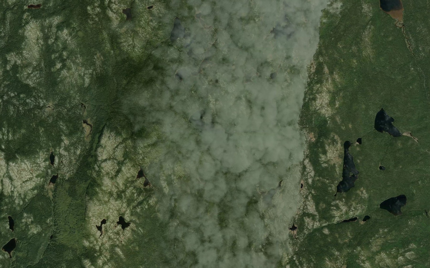Satellite map of the Lac Commensal