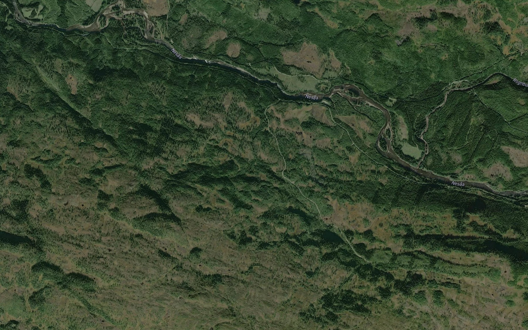 Satellite map of the Storbekken