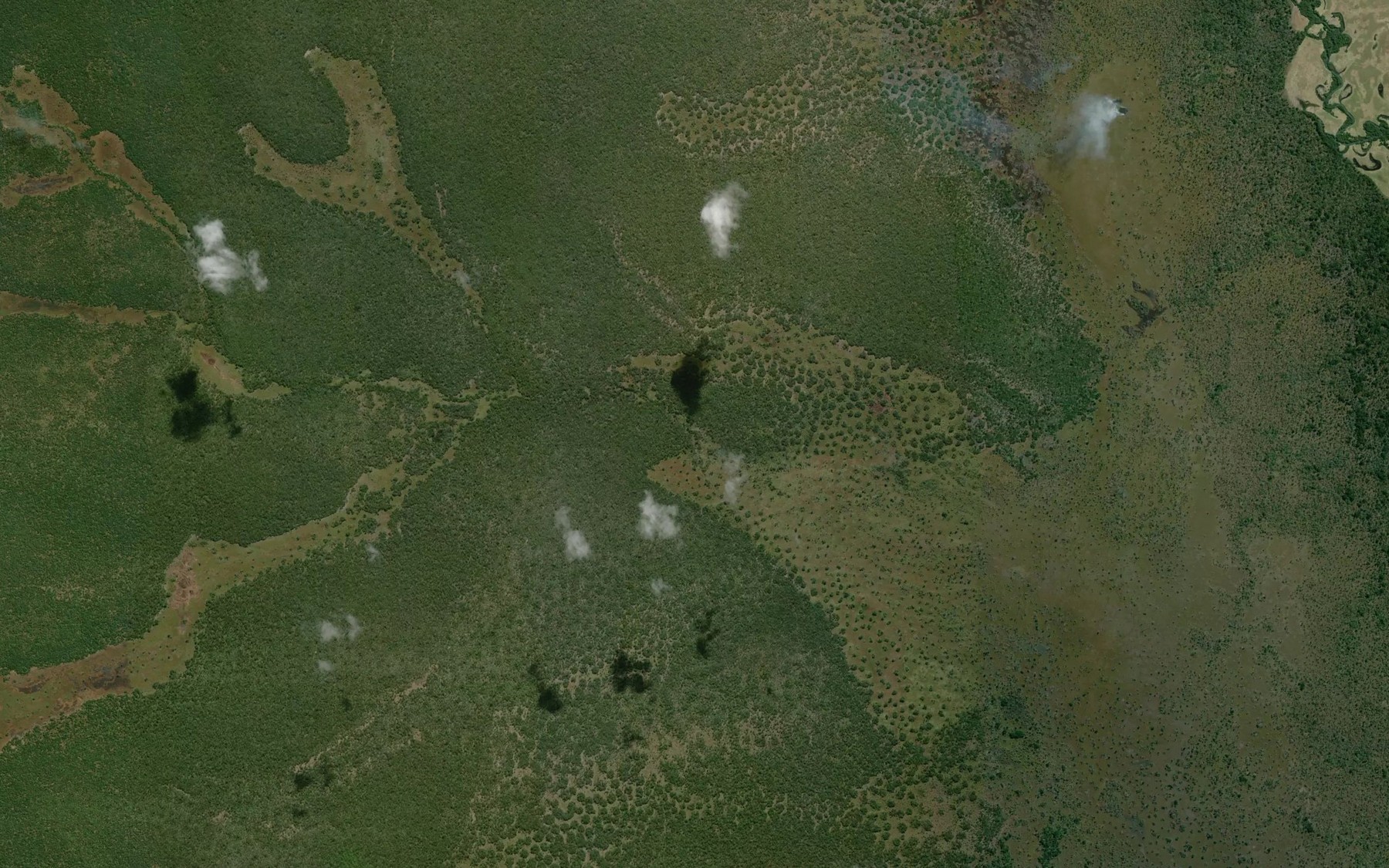 Satellite map of the Kashinko