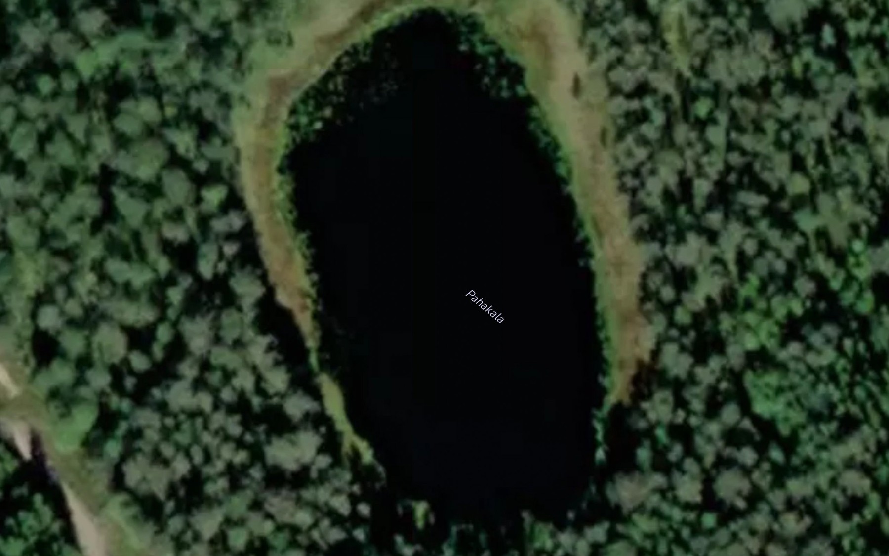 Satellite map of the Pahakala