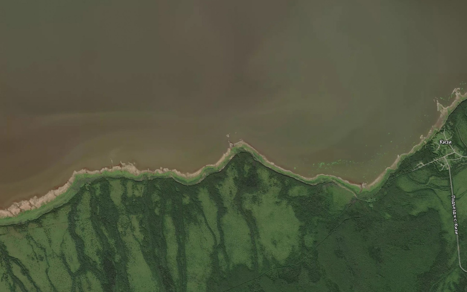 Satellite map of the Kirpichnyy