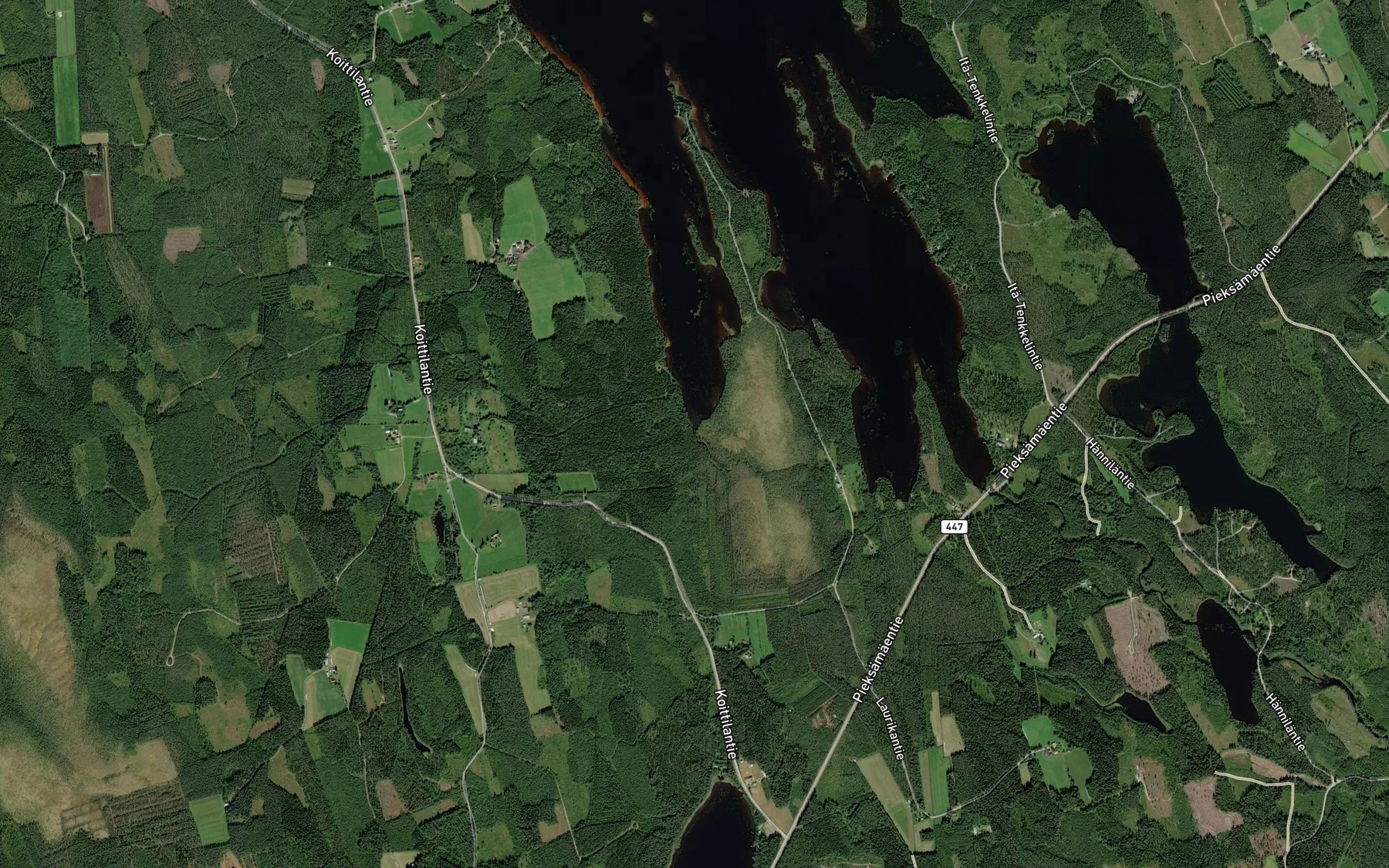 Satellite map of the Sarkipuru