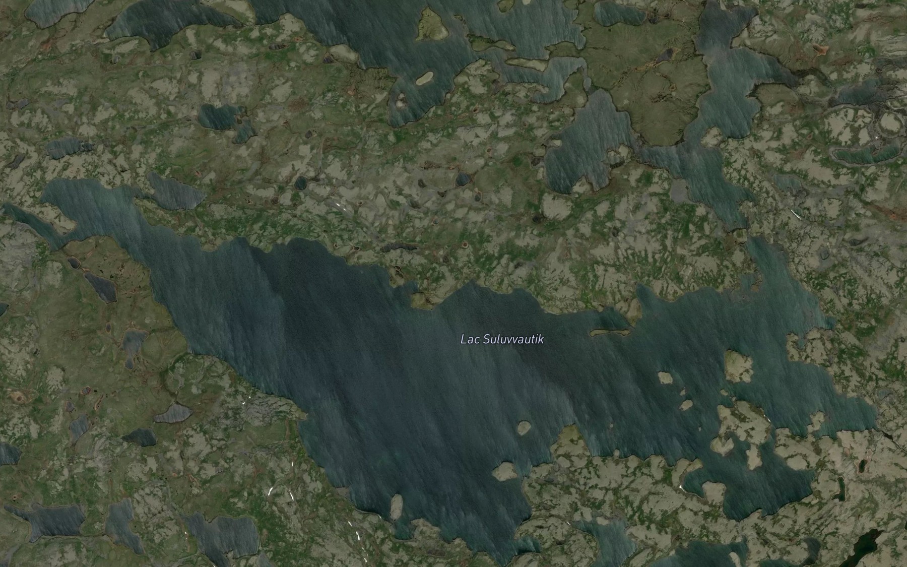 Satellite map of the Lac Suluvvautik