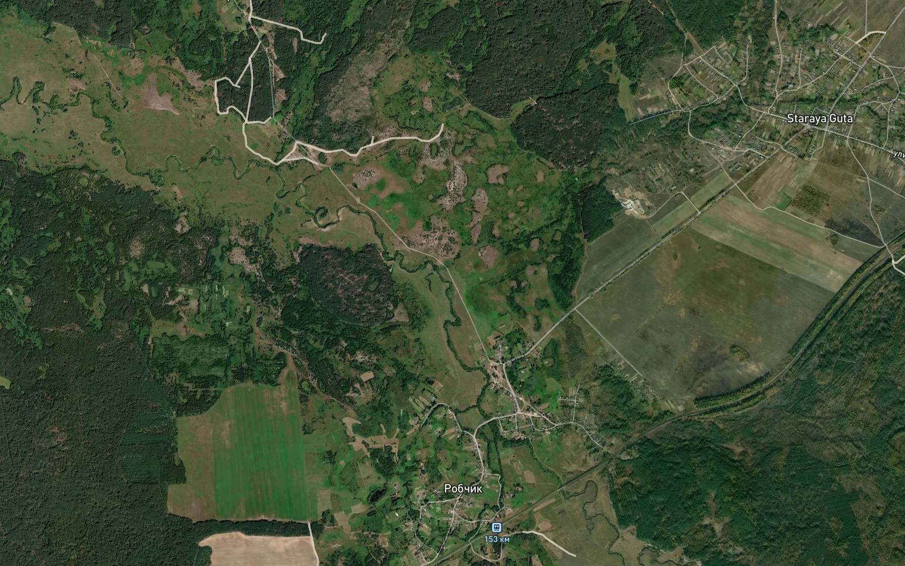 Satellite map of the Dera