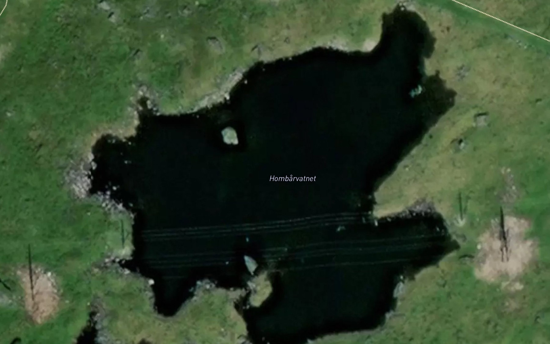 Satellite map of the Hombarvatnet