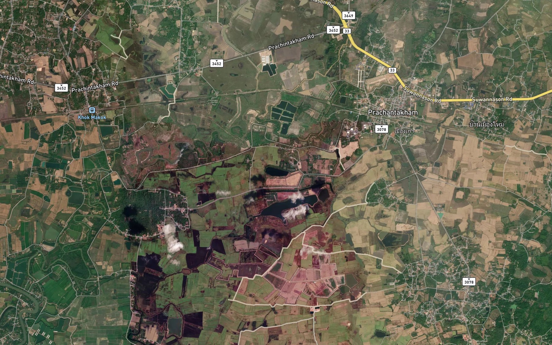 Satellite map of the Nong Bua