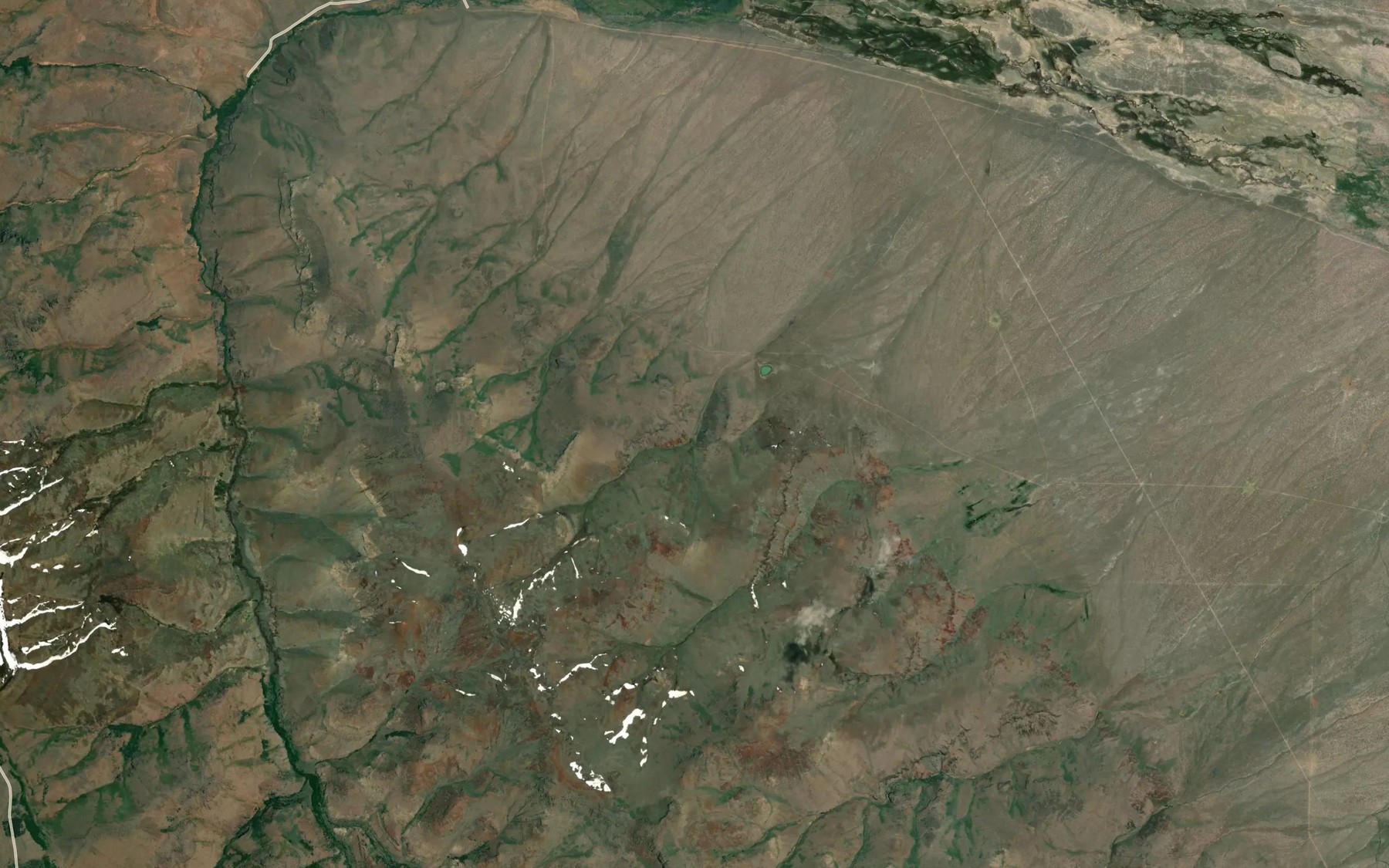 Satellite map of the Schoolhouse Spring Number 2