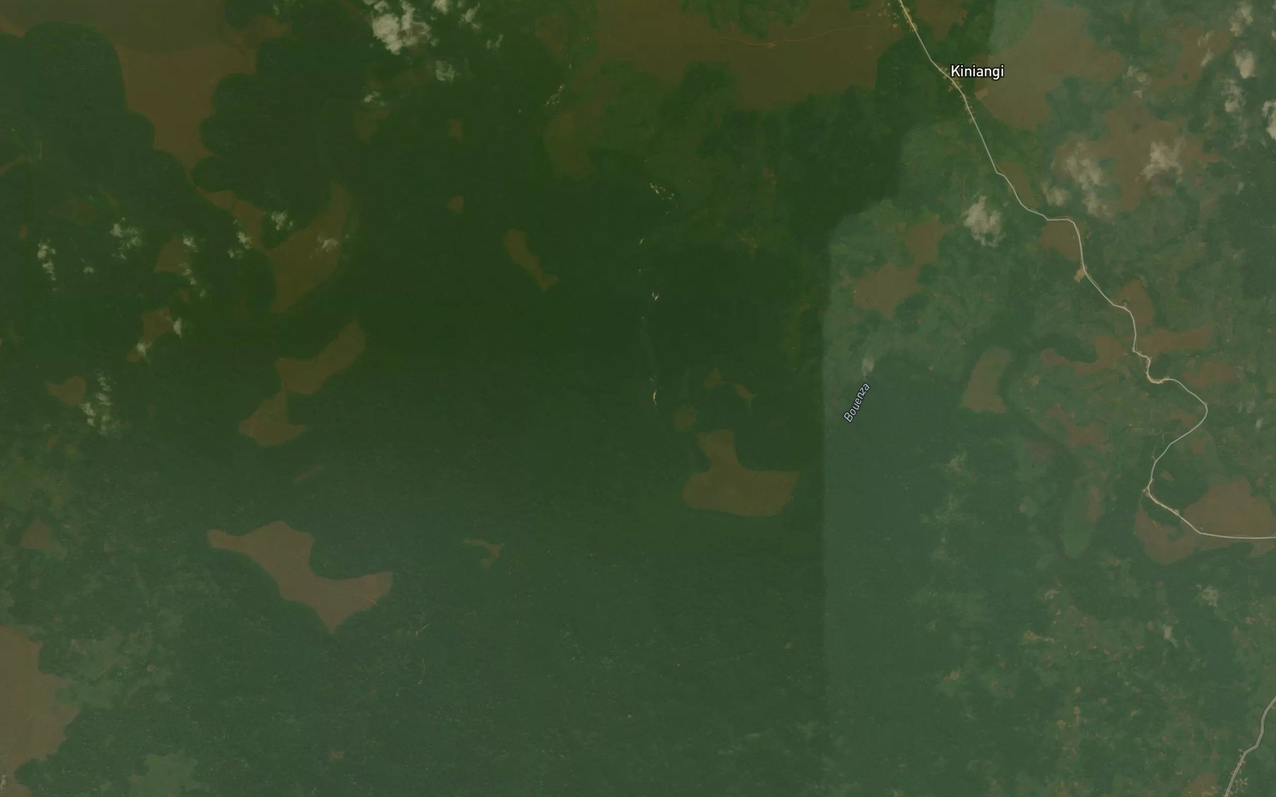 Satellite map of the Bambari