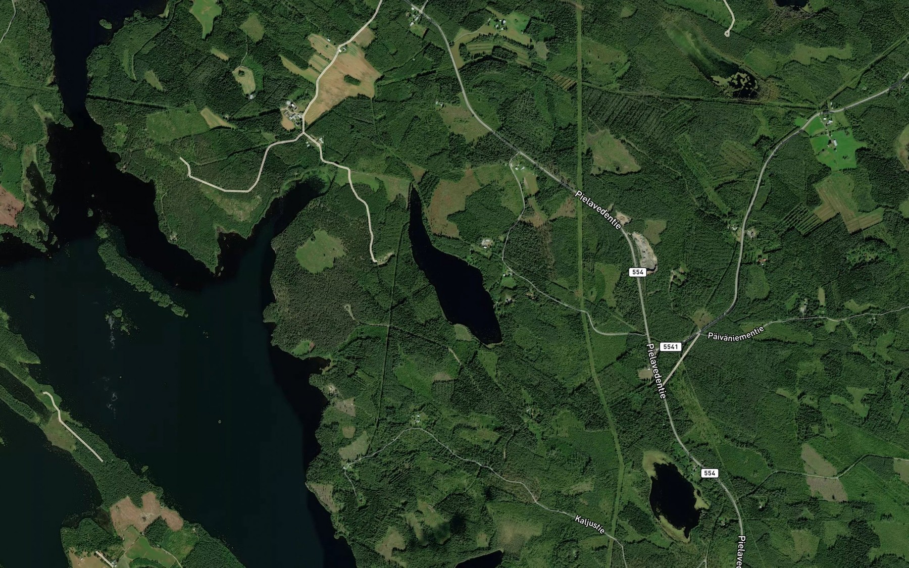 Satellite map of the Koivujarvi